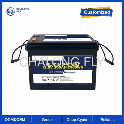 12V 400Ah LiFePO4 RV Baterai dengan 5120Wh Kapasitas Tinggi 6000+ Siklus Hidup dan IP67 Waterproof untuk Off Grid Camping
