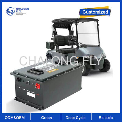 72V 150Ah LiFePO4 Golf Cart Baterai dengan 6000+ Deep Cycles dan IP65 Weatherproof Perlindungan