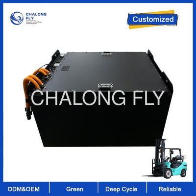 Baterai Lithium Forklift LiFePO4 48V 200Ah dengan Masa Pakai 6000, Tahan Air IP54, dan Pemantauan Bluetooth