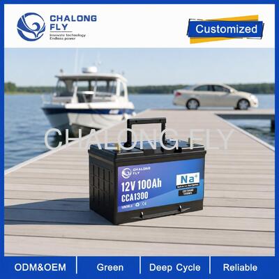 12V High-CCA Natrium-Ion Starter Baterai untuk Mobil Truk dan Peralatan Berat