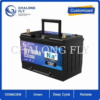 Baterai Sodium-Ion 12V 80Ah–100Ah Start-Stop untuk SUV dan Kendaraan Beban Berat