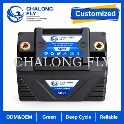 12.8V 3.2Ah LiFePO4 Motorcycle Starter Battery 192A untuk 4 ¢ 7Ah Lead-Acid Replacement